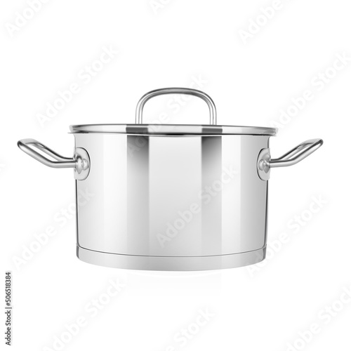 stainless steel pan with lid