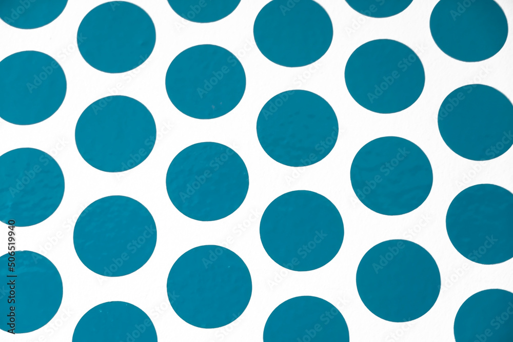 White background with blue circles. White background with blue circles.