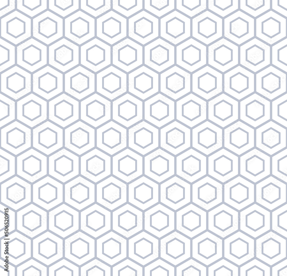 Abstract seamless geometric hexagons pattern. Abstract seamless geometric hexagons pattern.