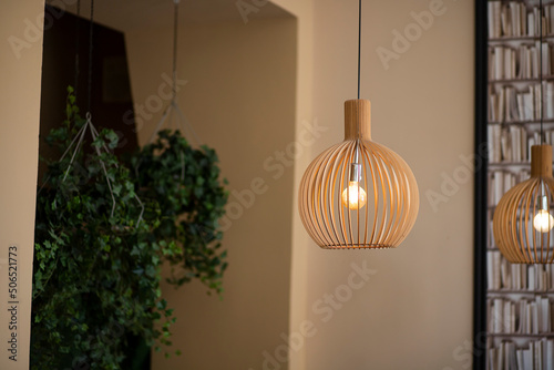 lamp on the ceiling