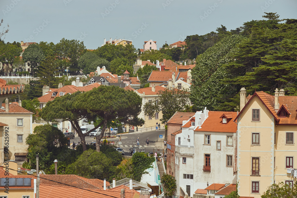 Sintra old city view, Portugal