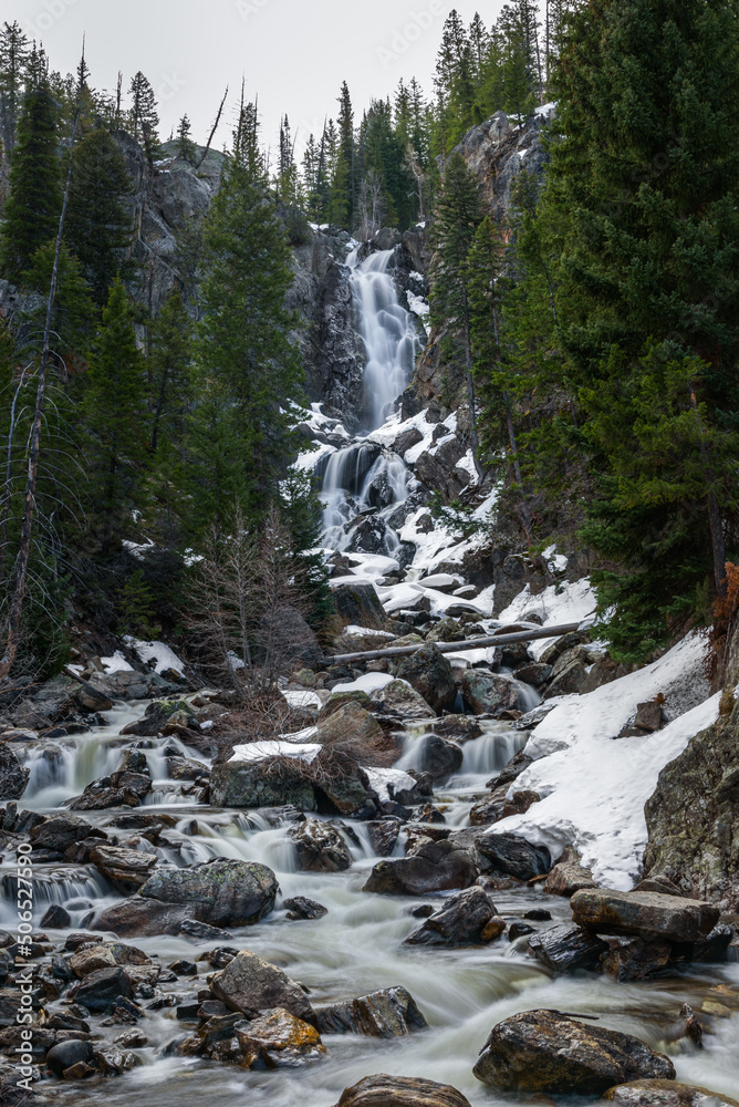 Fish Creek Falls in Steamboat Springs, Colorado in early spring Fish Creek Falls in Steamboat Springs, Colorado in early spring