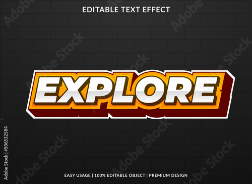 explore editable template with bold style use for business logo and brand