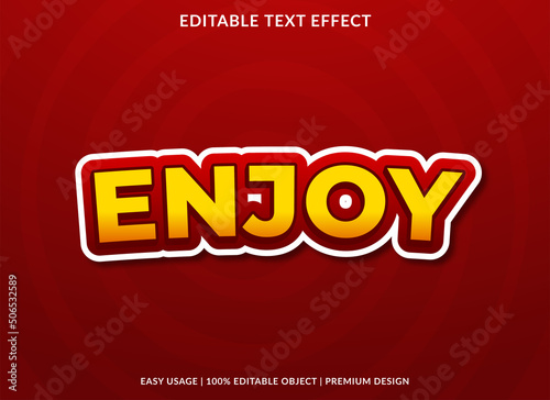 enjoy editable template with bold style use for business logo and brand