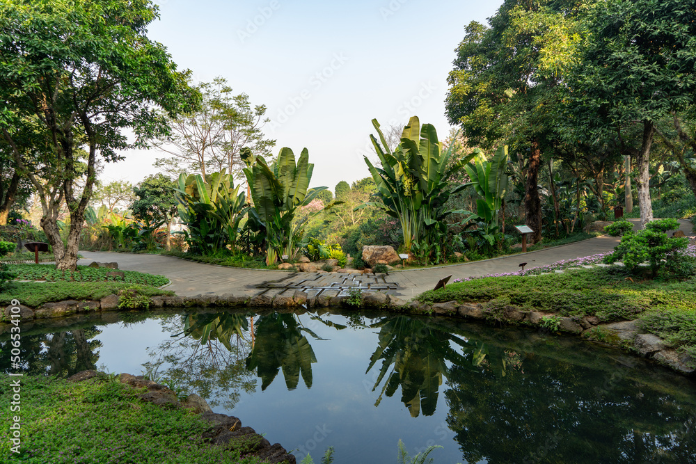 Historical Qingxiu Mountain Park in Nanning Historical Qingxiu Mountain Park in Nanning