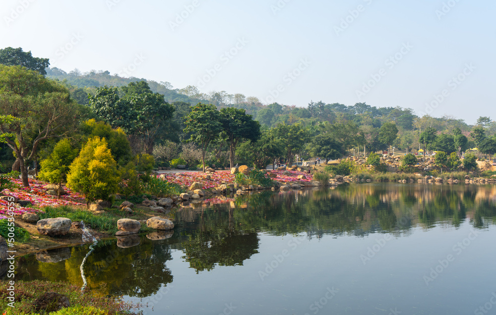 Obraz premium Historical Qingxiu Mountain Park in Nanning