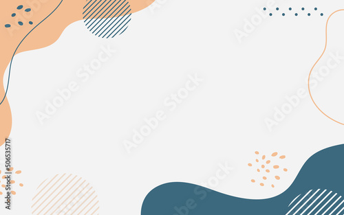 Abstract creative backgrounds in minimal trendy style with copy space for text.