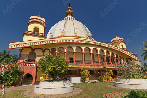 Temple of International Society for Krishna Consciousness (ISKON)- Gaudiya Vaishnava Hindu religious organisation,at Mayapur near Nabadwip, West Bengal,India. It is birthplace of Chaitanya Mahaprabhu. photo