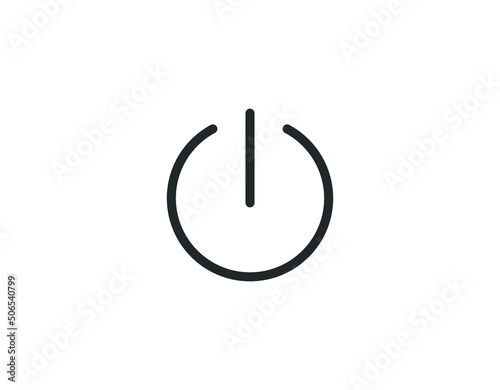 power icon or logo isolated sign symbol vector illustration