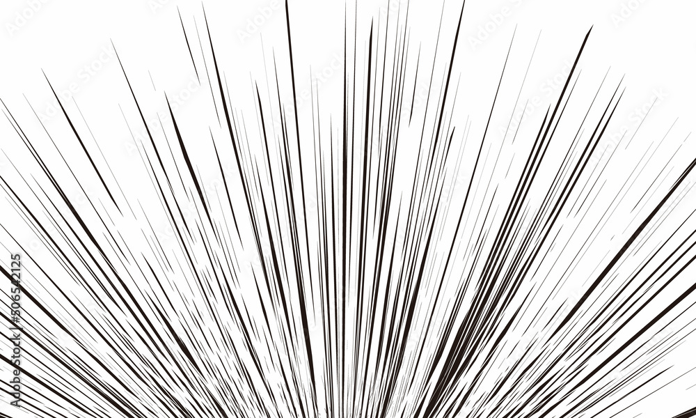 Obraz premium 効果線18