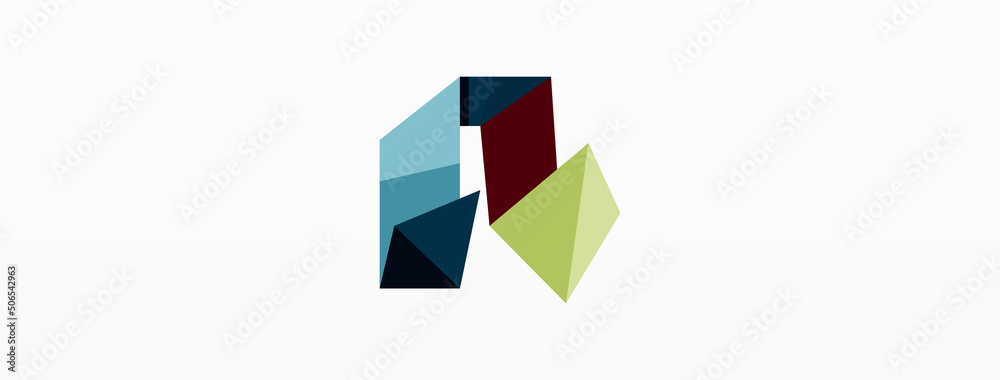 Creative geometric wallpaper. Abstract ribbon style line composition. Techno business template for wallpaper, banner, background or landing Creative geometric wallpaper. Abstract ribbon style line composition. Techno business template for wallpaper, banner, background or landing