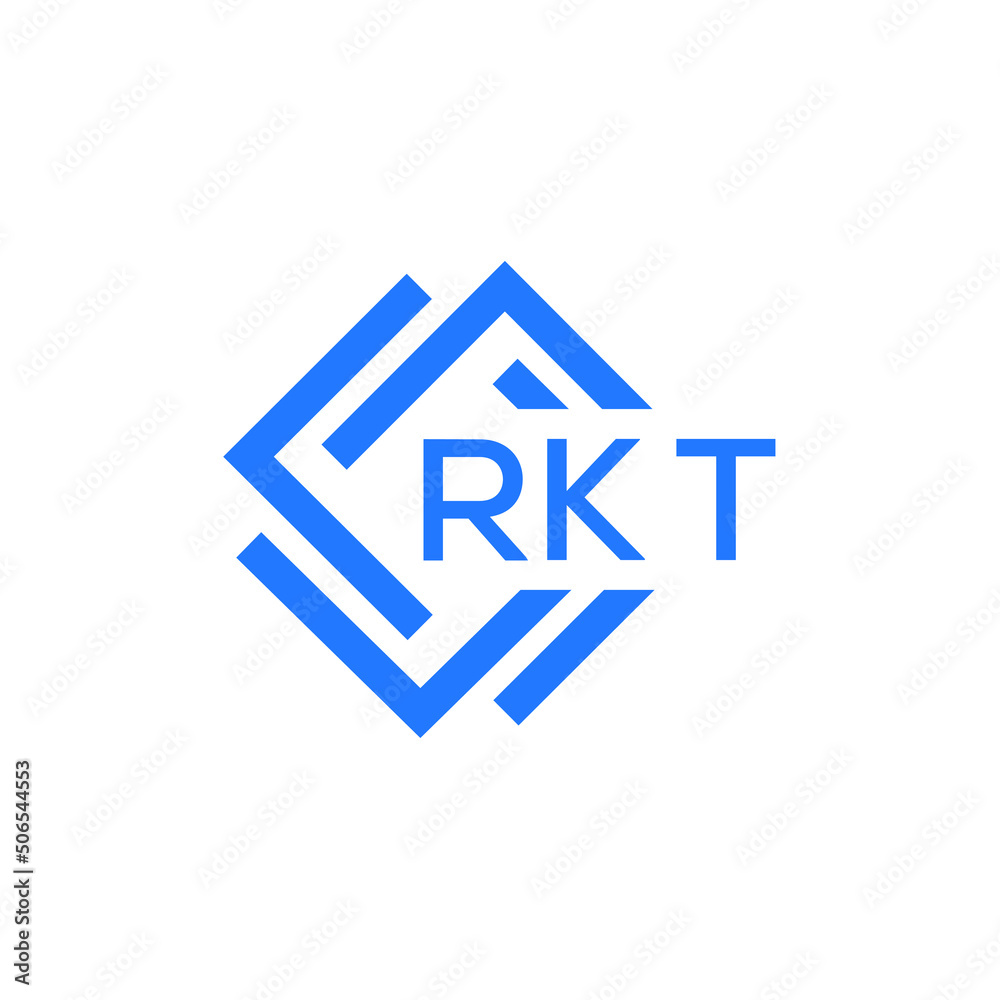 RKT technology letter logo design on white background. RKT creative initials technology letter logo concept. RKT technology letter design. RKT technology letter logo design on white background. RKT creative initials technology letter logo concept. RKT technology letter design.