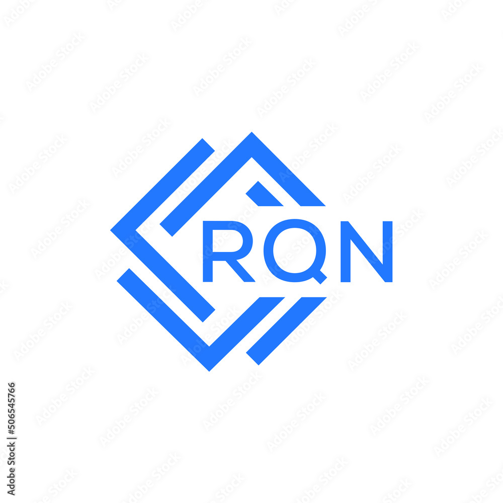 RQN technology letter logo design on white background. RQN creative initials technology letter logo concept. RQN technology letter design. RQN technology letter logo design on white background. RQN creative initials technology letter logo concept. RQN technology letter design.