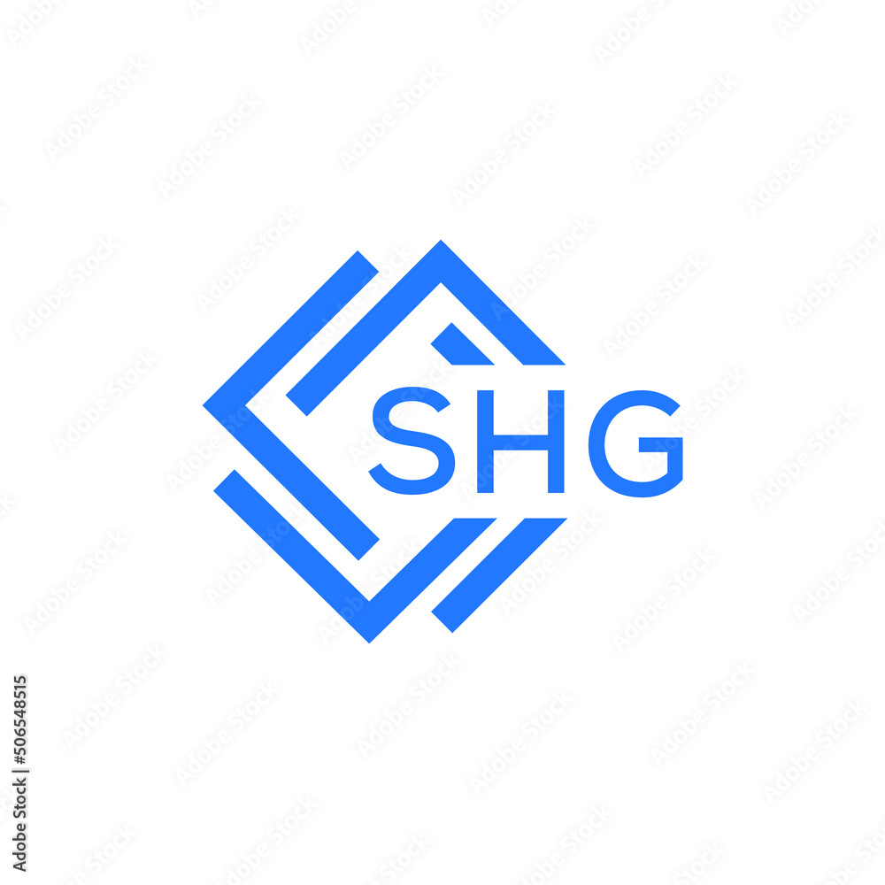 Shg letter logo creative design with graphic Vector Image