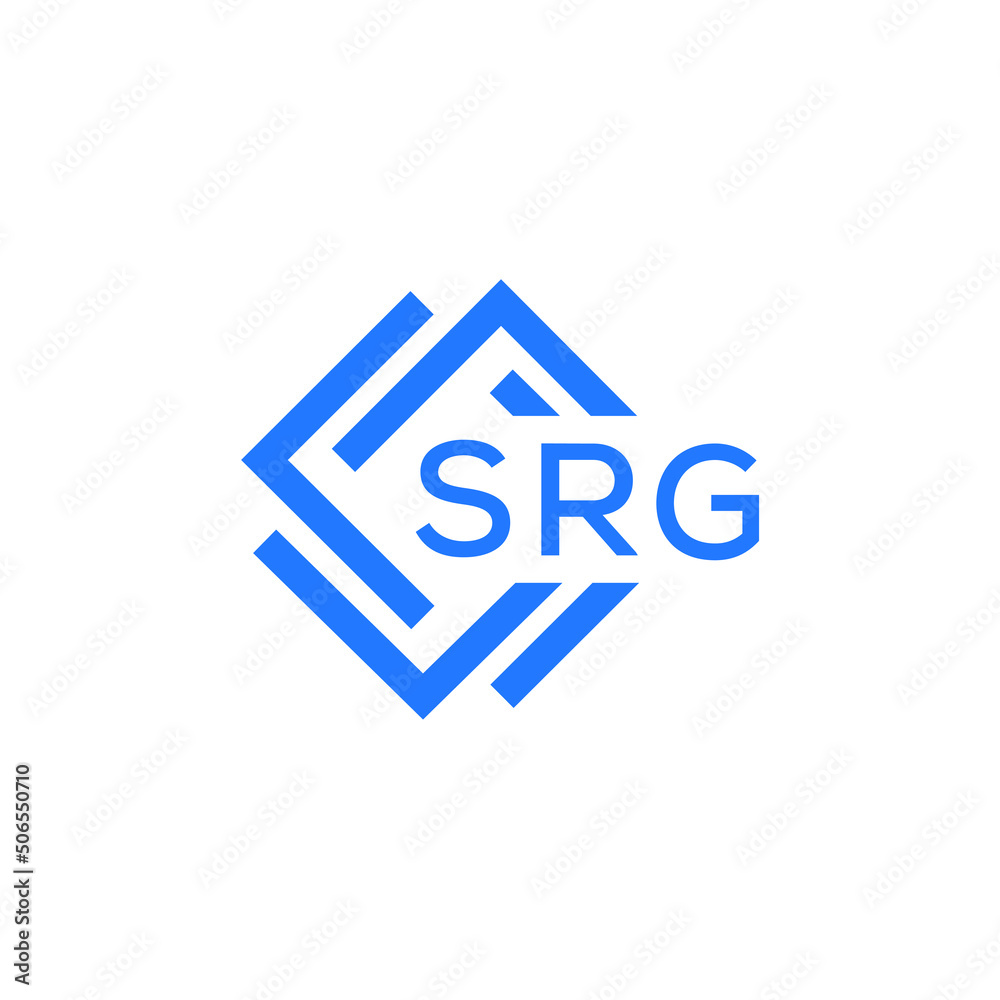 SRG technology letter logo design on white  background. SRG creative initials technology letter logo concept. SRG technology letter design.
