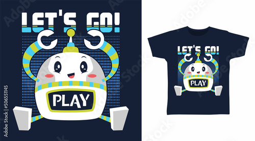 Funny cyborg cartoon tshirt art designs