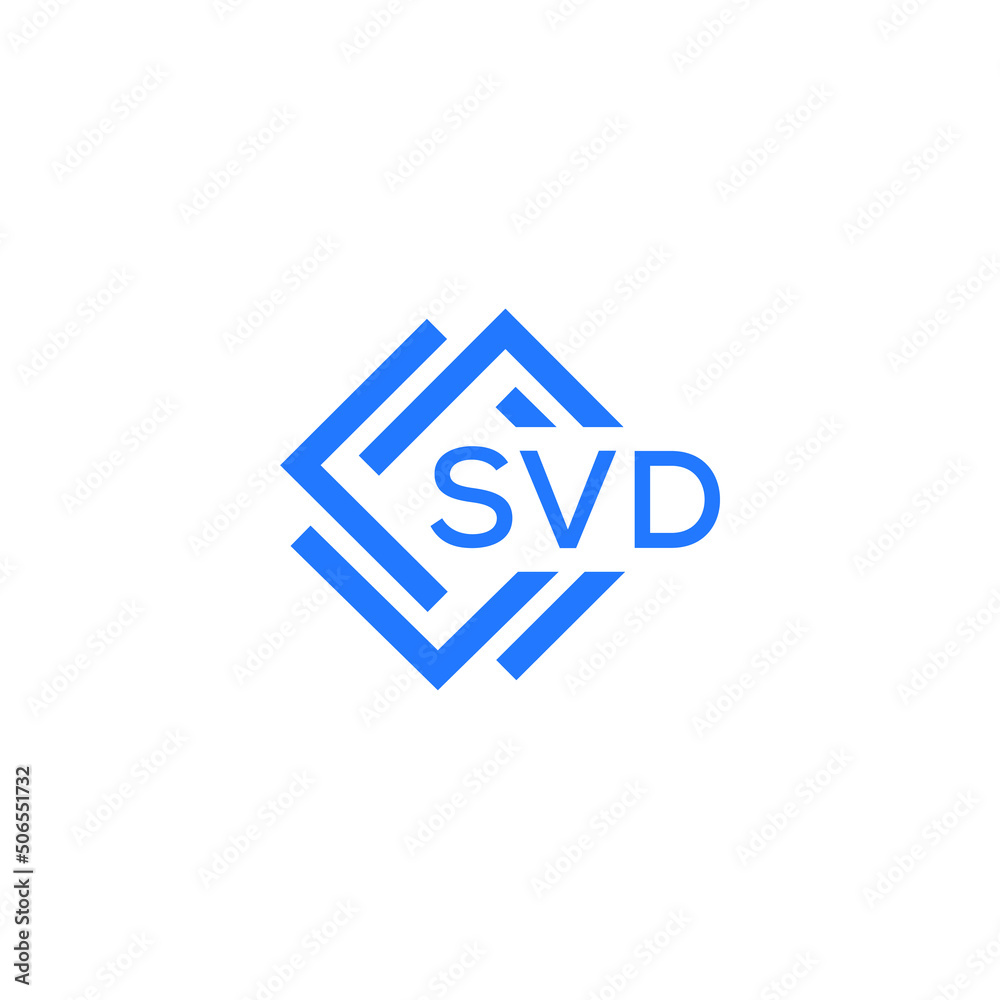 SVD technology letter logo design on white background. SVD creative initials technology letter logo concept. SVD technology letter design. SVD technology letter logo design on white background. SVD creative initials technology letter logo concept. SVD technology letter design.