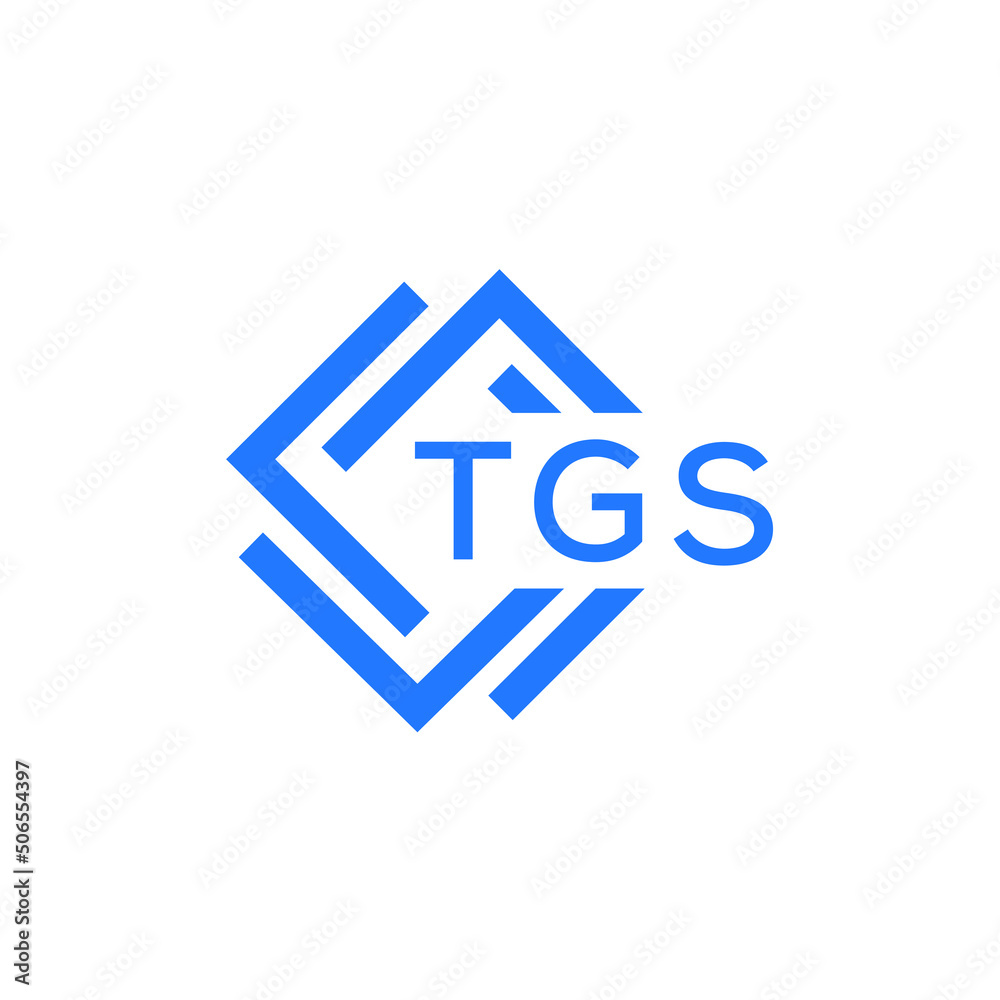 TGS technology letter logo design on white  background. TGS creative initials technology letter logo concept. TGS technology letter design.