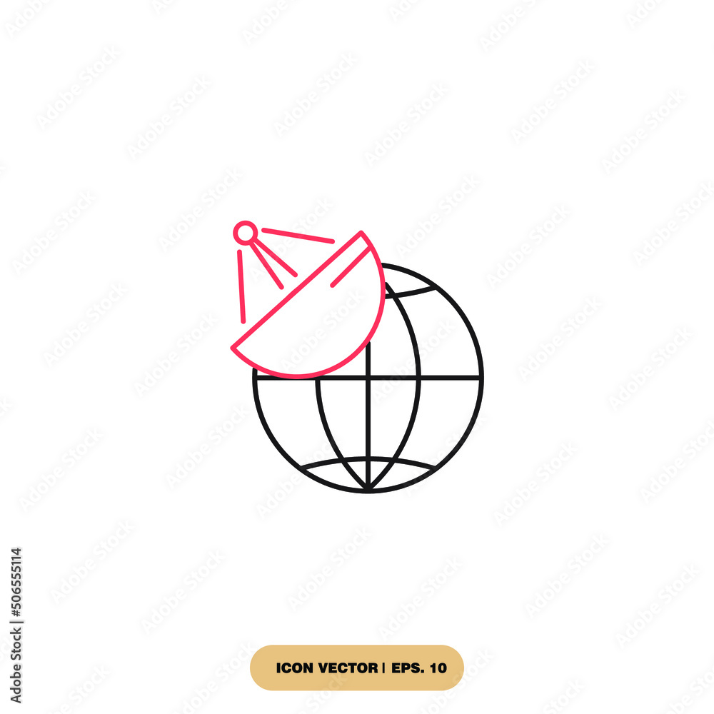 satellite icons symbol vector elements for infographic web satellite icons symbol vector elements for infographic web
