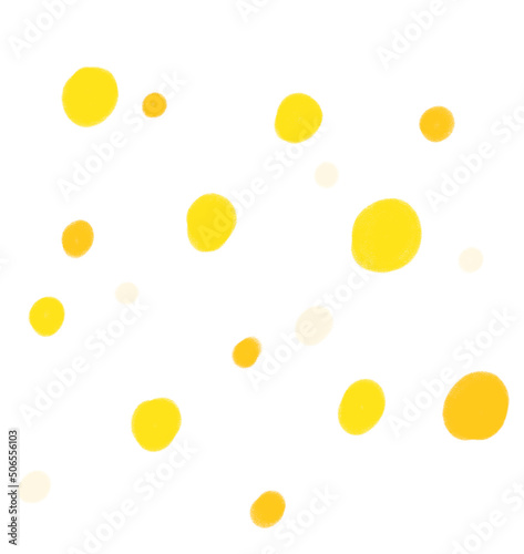 Yellow lemon dot corss pattern background hand drawn illustration