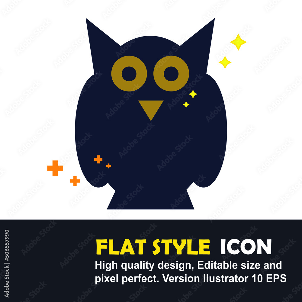 owl icon illustration. vector design that is suitable for websites, apps, and more. owl icon illustration. vector design that is suitable for websites, apps, and more.