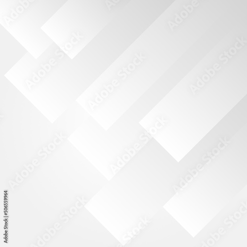Grey with white background. Light rectangles. Abstract poster. 