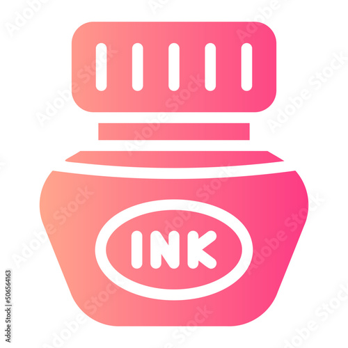 ink bottle gradient icon