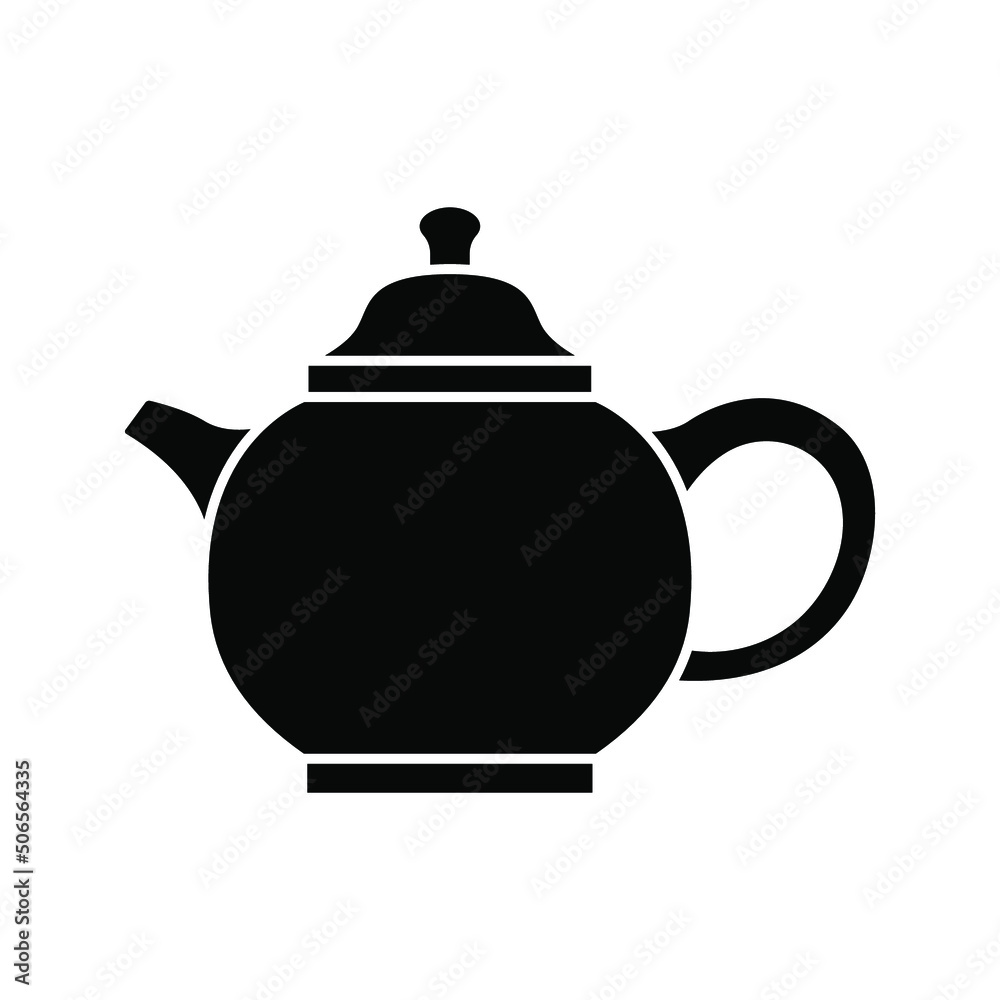 Teapot icon. vector Simple design. vector illustration Teapot icon. vector Simple design. vector illustration