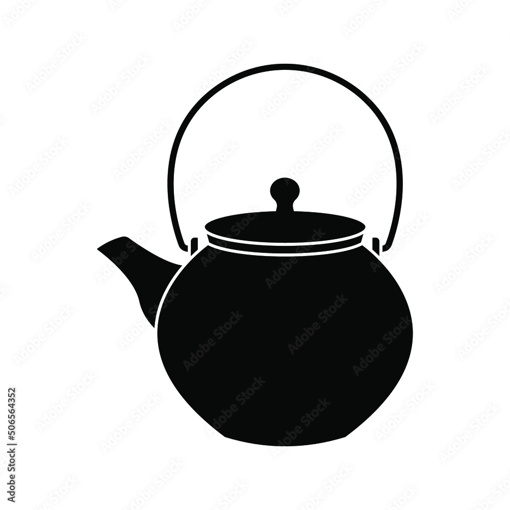 Teapot icon. vector Simple design. vector illustration Teapot icon. vector Simple design. vector illustration