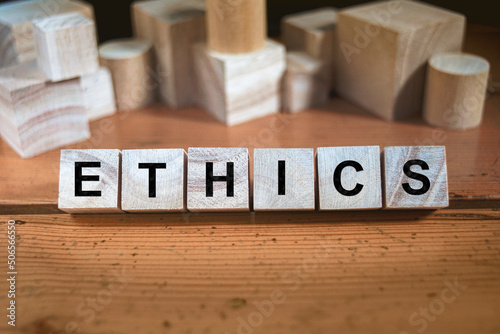 Status Word Written In Wooden Cube