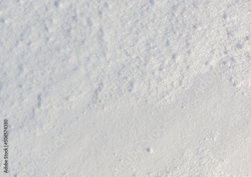 Snowy crust as an abstract background. © schankz