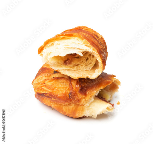 Single French Butter Croissant photo