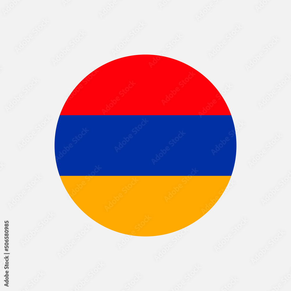 Fototapeta premium Country Armenia. Armenia flag. Vector illustration.