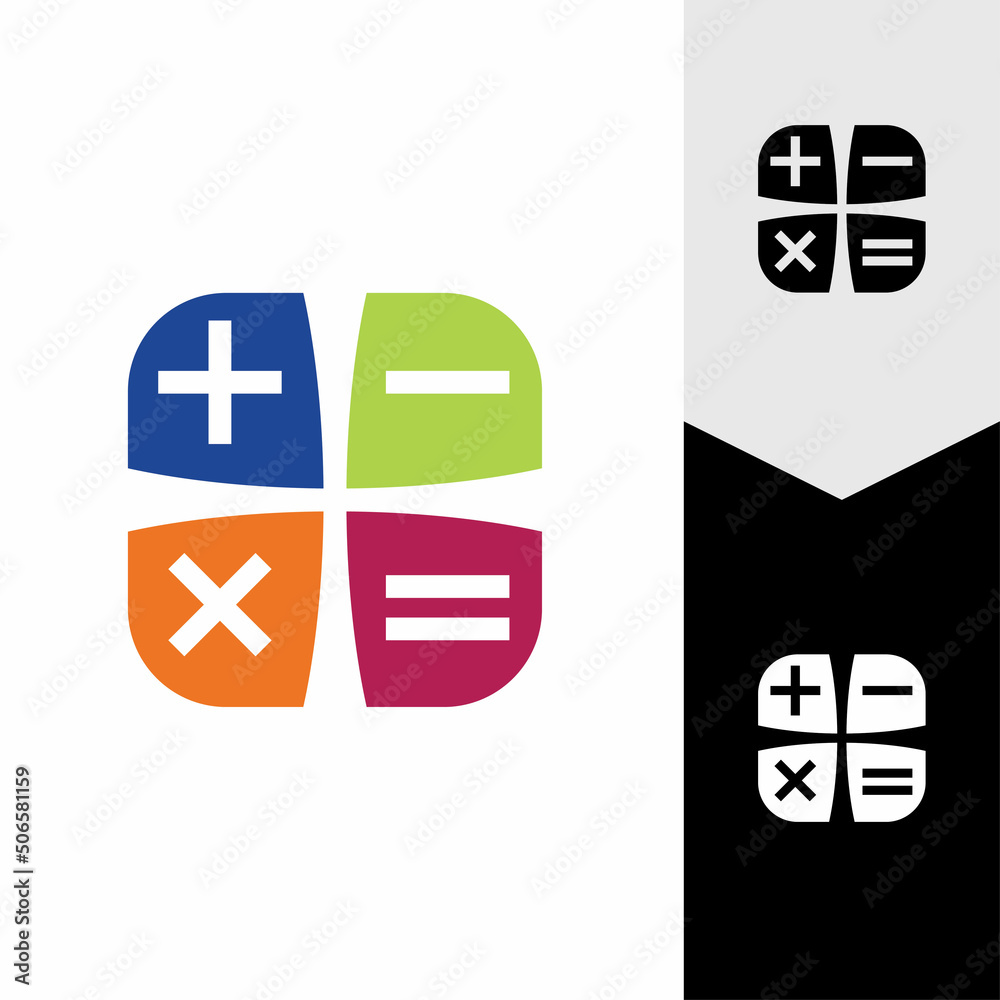 Calculator vector icon template background Calculator vector icon template background