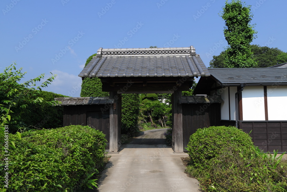 旧安中城城門　群馬県　安中市