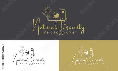 Camera photography logo icon vector template