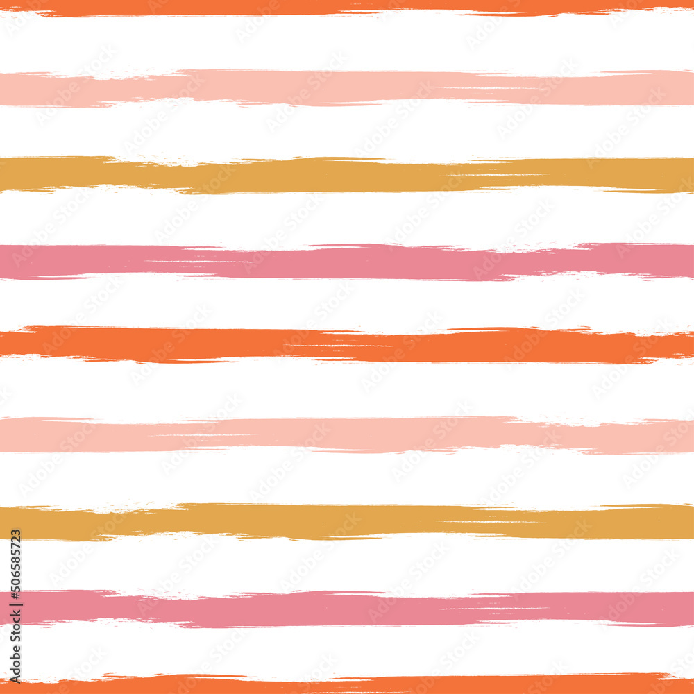 Colorful brush lines seamless pattern. Colorful brush lines seamless pattern.