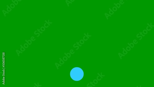 Wallpaper Mural Animated blue icon of Wi-Fi. Looped video. Vector illustration isolated on green background. Torontodigital.ca