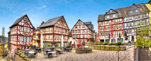 Valokuva Ensemble von Fachwerkhäusern, am Kornmarkt in der historischen Altstadt von Wetz