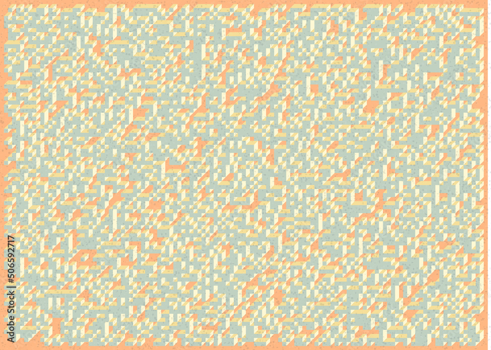 Implementation of Edward Zajec’s “Il Cubo” from 1971. Essentially a Truchet tile set of 8 tiles and rules for placement art illustration Implementation of Edward Zajec’s “Il Cubo” from 1971. Essentially a Truchet tile set of 8 tiles and rules for placement art illustration