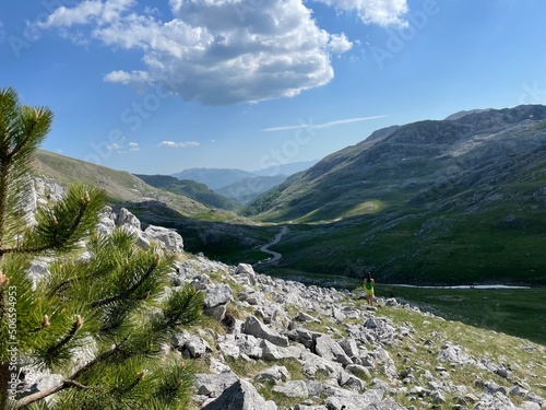 Bosnia and Herzegovina, Sarajevo - 22.05.2022: Mountain Bjelasnica. Natural landscape of one  of most beautiful mountain in Bosnia and Herzegovina.