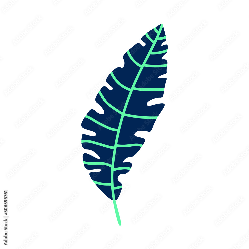 tropical leave palm green nature isolated icon vector illustration design tropical leave palm green nature isolated icon vector illustration design