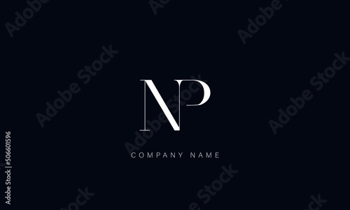 NP, PN, Abstract Letters Logo Monogram