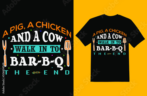 BBQ Tshirt Design EPS file