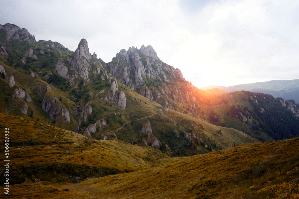 Naklejka premium beautiful mountain landscape