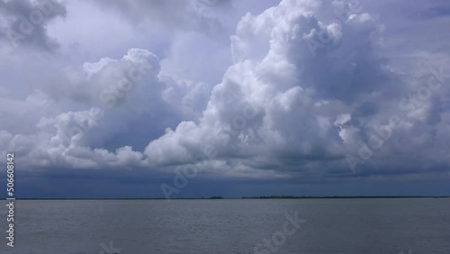 Wallpaper Mural Thunderstorm front over the sea, storm approaching. Torontodigital.ca