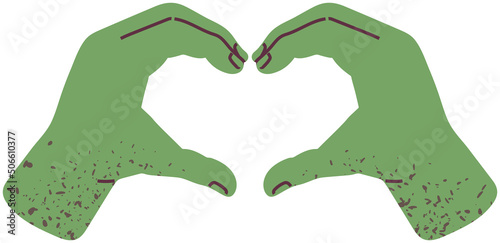 Two hands making heart sign isolated on white background. Love, romantic relationship concept. Human hands show gesture of amour. Cute heart, symbol of romance. Finger gesture as declaration of love