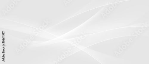 Slika na platnu Modern Abstract White Background Design Vector Illustration