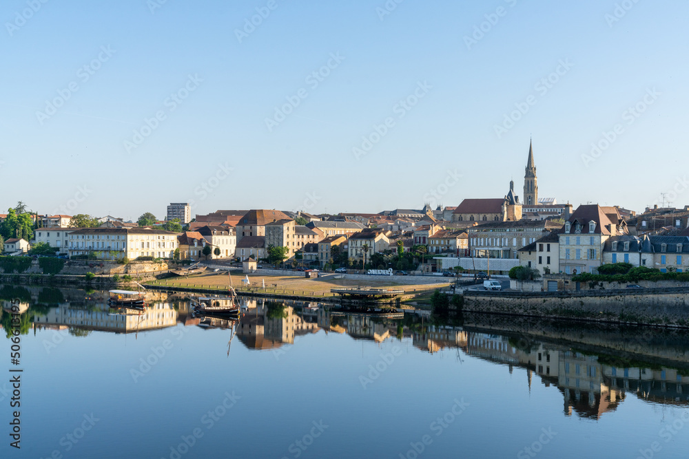 view of the Dordogne River and picturesque Bergerac
