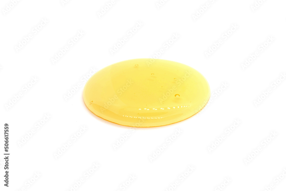 Drop of honey isolated on white background Drop of honey isolated on white background